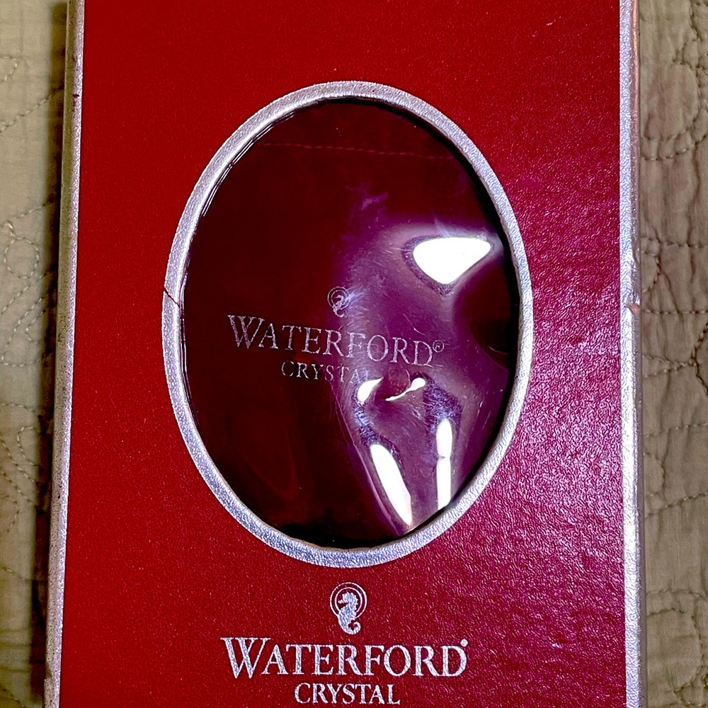 Waterford crystal Christmas ornament